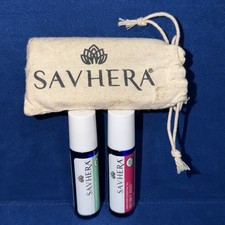Savhera 100% Pure Organic Essential Oil Roll On Tracy's Grace & Secret Zest Lot