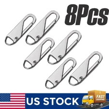 8 Pcs Zipper Pull Repair Kit – Instant Zipper Tab Replacement for Bags & Jackets