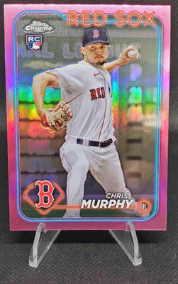2024 Topps Chrome - Chris Murphy #47 Pink Refractor (RC)