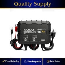Noco Geniuspro10x2 12v 2-bank 20-amp On-board Marine Battery Charger Waterproof Noco Geniuspro10x2 12v 2-bank 20-amp On-board Marine Battery Charger Waterproof