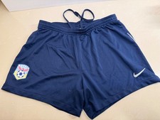 Nike Dri Fit Youth Soccer Shorts Navy Blue Athletic Performance Size M