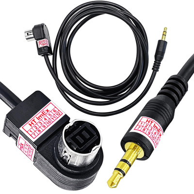Adapter passend für ALPINE AI-NET JVC 3,5mm Klinke Aux UniLink Kabel Stecker