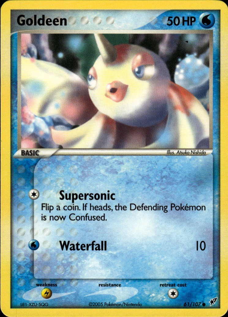 LP+ Goldeen 61/107 Deoxys Pokemon 2005 Atsuko Nishida