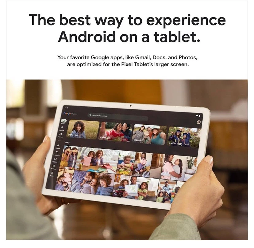 New Google Pixel Tablet Android Tablet with 11 Inch Screen Porcelain 8GB/128GB - Image 3 of 3