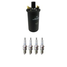 NGK Ignition Coil 4 Nickel Spark Plugs Kit For 304 850 Berlina Elan Giulia L4