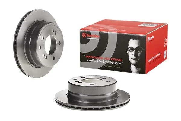 2x BRAKE DISC 09.E168.11 FOR SSANGYONG RODIUS/II/VAN D22DTR 2.2L D20DTR 2.0L - Image 3 of 4