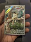 Pokémon MEOWTH Phantasmal Flames Full Art English IR (Illustration Rare)