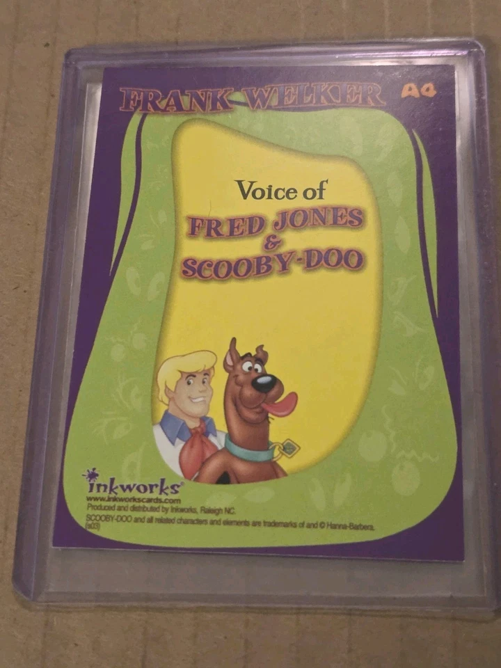 2003 Inkworks Scooby Doo Mysteries & Monsters Frank Welker A4 Autograph card Fre - Image 4 of 4