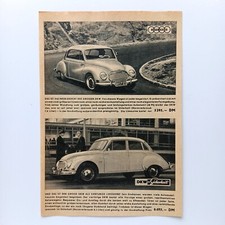 1956 Der große DKW Auto Union Zschopau Werbung Werbeanzeige Reklame