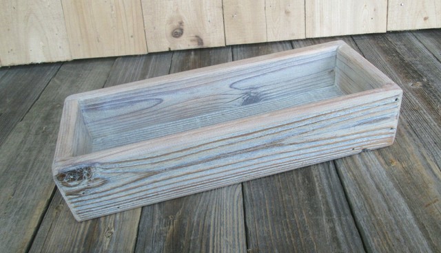 Barnwood Barn Wood Crate Rustic Apple Decorative Box K D