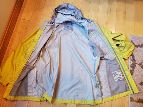 L.L.Bean Rain Jacket Waterproof Seams Sealed Lightweight Colorblock Boys XL 18 - Picture 13 of 15