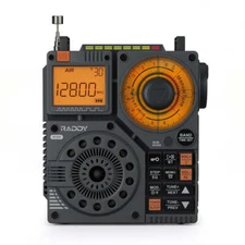 Raddy RF320 Shortwave Radio | FM/AM/SW/VHF/WB/AIR, Remote Control, Bluetooth 5.0