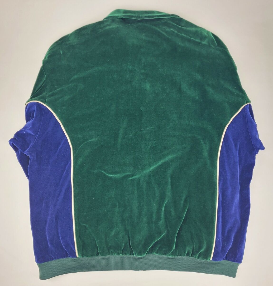 Gucci Men's Green Cotton Blend Interlocking G Patch Zip-up Gucci Men's Green Cotton Blend Interlocking G Patch Zip-up