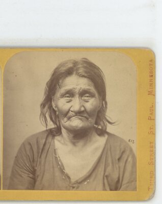 old bets ha-za-e-yon-ke-win Indian Native American Zimmerman Stereoview