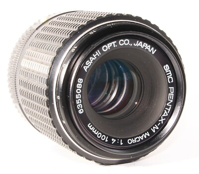 PENTAX-M MACRO 100mm F4です。 Exc+5] Pentax SMC PENTAX-M MACRO 100mm f/4 MF Close Up Lens K-Mt