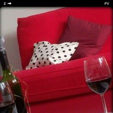 Kivik 1-Sitz Bezug Rot