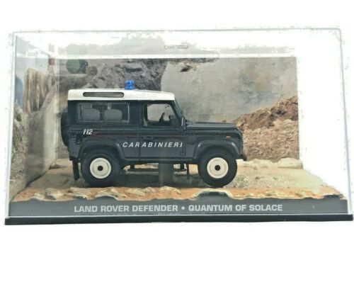 JAMES BOND 007 LAND ROVER DEFENDER QUANTUM OF SOLACE Modell Polizei Spielzeug Sammlung - Bild 1 von 12