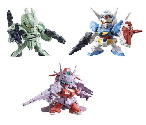 Sd Gundam Figure Next Vol 24 Bandai Gashapon Turn X G Self G Arcane 3 Pcs Ebay