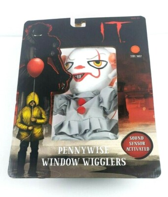 Pennywise IT Sound Sensor Activated Plush Window Wiggler 12'' 