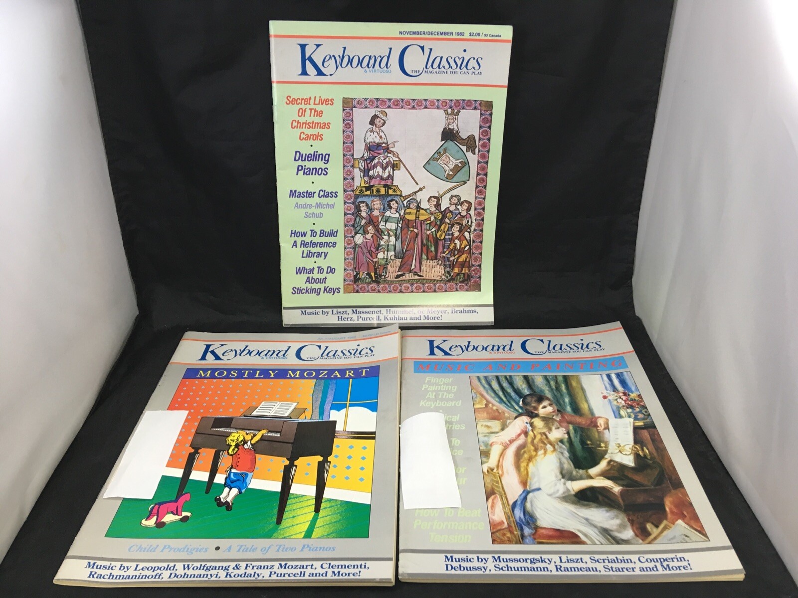 Rivista Keyboard Classic Magazine Virtuoso 1982