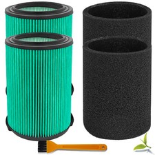 2Pack VF6000 5 Layer Filter Fits Ridgid Shop Vac 5-20 Gal Wet Dry Vacuums