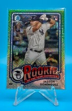 2024 Bowman Chrome #ROY-6 Jasson Dominguez Mojo Refractor Rookie RC Yankees