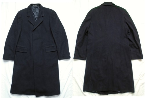 Vintage 80s 90s Dunn & Co. Mens 40L Pure Cashmere Soutien Collar Coat - Picture 12 of 12