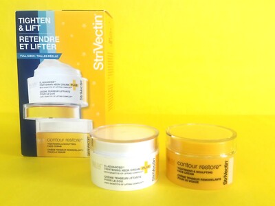 NIB) STRIVECTIN TL PLUS ADVANCED NECK CREAM & CONTOUR RESTORE FACE CREAM (1.7)