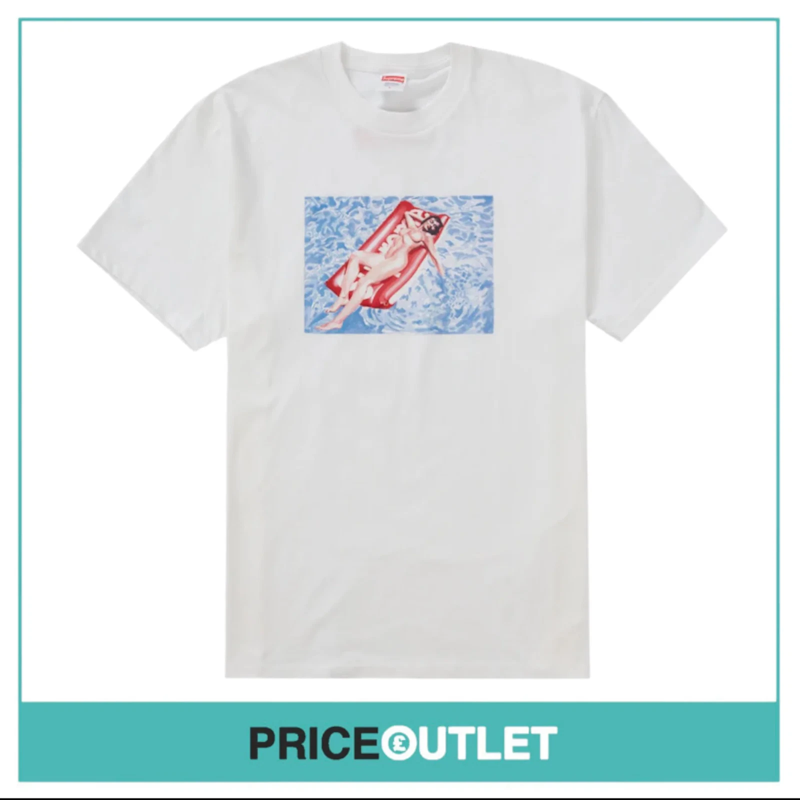 Supreme   Tee shirt flottant « Blanc »   Taille S