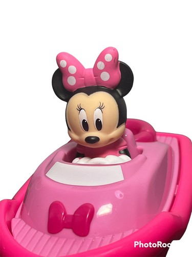 Disney Junior Minnie Mouse Clubhouse Boat Bath Toy Pink 5” New With Tag - Foto 2 di 10