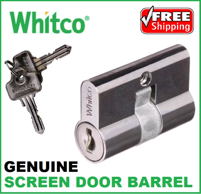 Whitco Leichhardt Sliding Security Screen Door Lock Triple lock with Cylinder - image 3 of 4