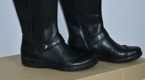 NIB Clarks Size 5.5 M Cheyn Meryl Black 