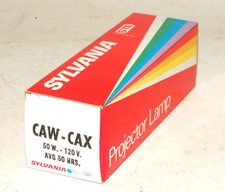 CAW/CAX Projection Bulb Sylvania 120V 50W NEW old store stock