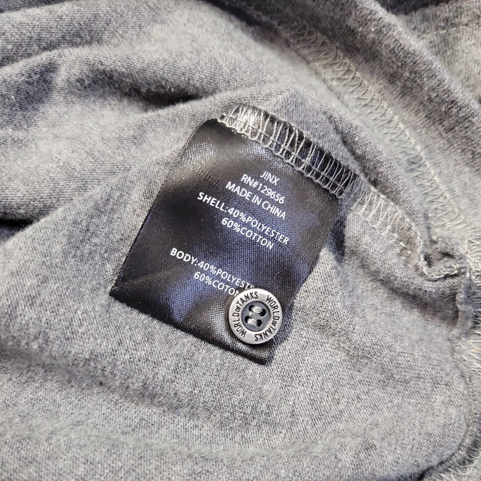 Camisa JINX World of Tanks Hombre Extra Grande Gris Premium Polo Jugador Exterior Foto 4 de 4