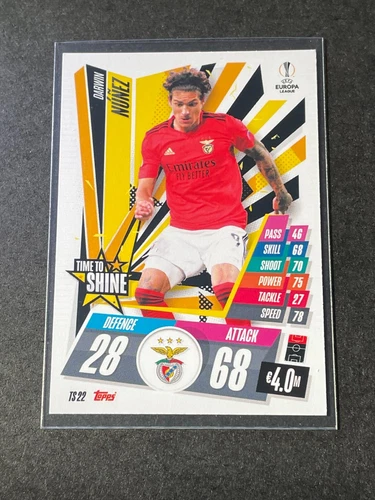 2020-21 Topps Match Attax - Time to Shine Darwin Nunez RC Rookie