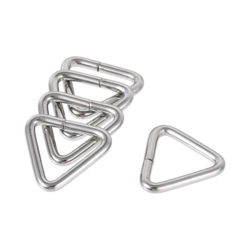 10Stk Metall Dreieck Ring Schnalle 0.63"(16mm) Innenbreite für Gurt Handwerk DIY - Bild 1 von 4