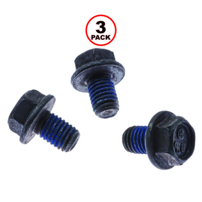 M1の⑤　ミックス　 S3、B2、TA8、9、11 GM Torque CONVERTER BOLTS (3) HEX HEAD M10-1.50 x 15mm Front-Rear