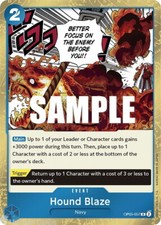 OP05-057 Hound Blaze :: Rare One Piece TCG Card :: OP05: Awakening Of The New Er