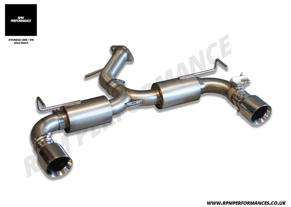 RPM PERFORMANCE Sistema de escape trasero eje Hyundai I30N / VN 3" (PFL)