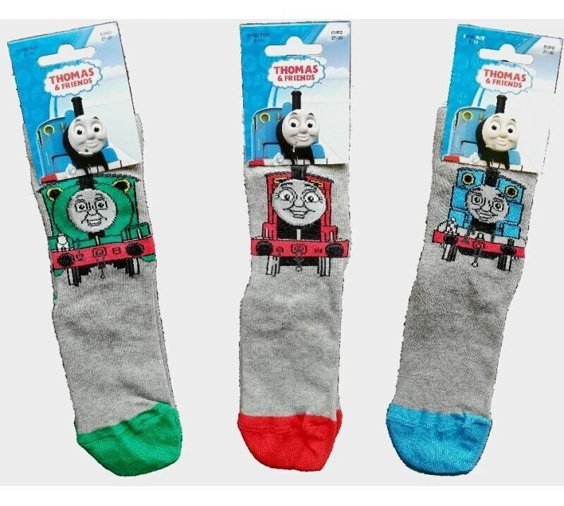 THOMAS & FRIENDS Thomas und seine Freunde Socken Jungen 3 Designs 3 Größen Thomas der Panzermotor