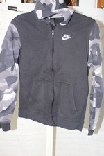 Nike Zip-Up Sweater Camo Hood and Sleeves Size XL Youth