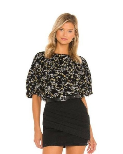 Free People Women's Dessa Bodysuit Black Combo NWT SZ XS - Picture 3 of 9