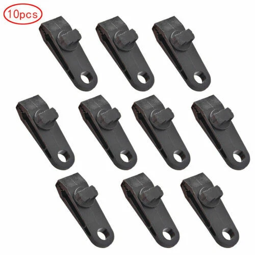 Accessoires mobiliers de camping noirs pour tente et auvent de camping