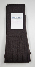 Bresciani Woman Leg Warmer 100 Cashmere Socks - Brown - One Size - New