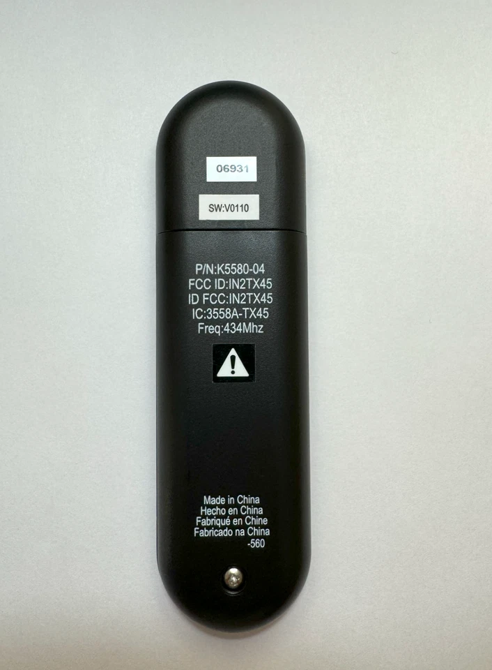 Ventilador Hunter - Repuesto Ventilador de techo portátil Control remoto - Negro - K5580-04 Foto 2 de 2