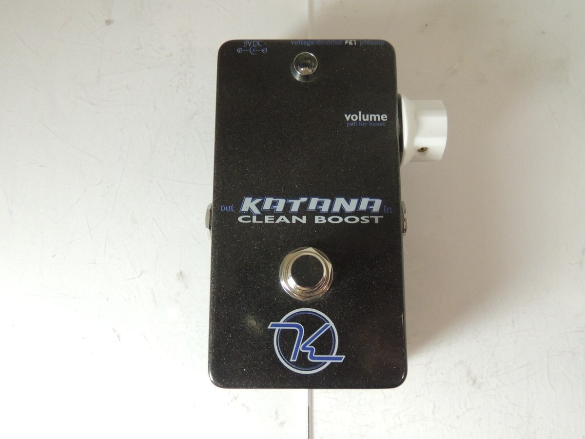 Keeley Katana Clean Boost Booster FX Pedal v2 Version 2 Keeley Katana Clean Boost Booster FX Pedal v2 Version 2