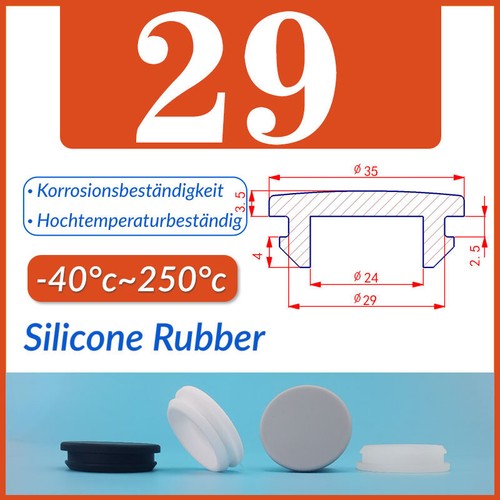 2.5mm-60.6mm Silicone Rubber Grommet Plug Bungs Cable Wiring Protect Bushes - Picture 47 of 63