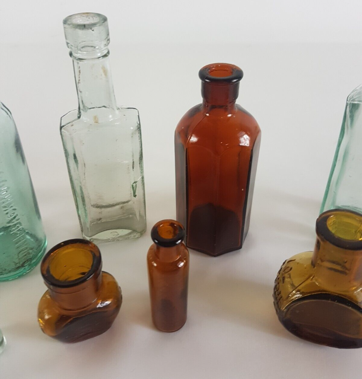 Mixed Collection of Vintage Glass Bottles eBay