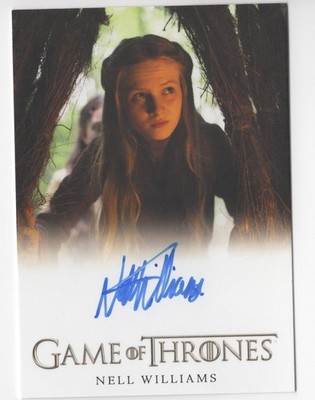 Nell Williams as Cersei Lannister GAME OF THRONES Season 8 Autograph Card Auto