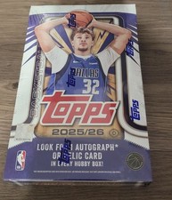 2025-26 Topps Basketball Hobby Box Brand New Factory Sealed